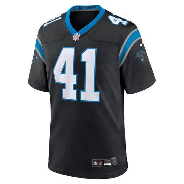 Claudin Cherelus Carolina Panthers Nike Team Game Jersey -  Black