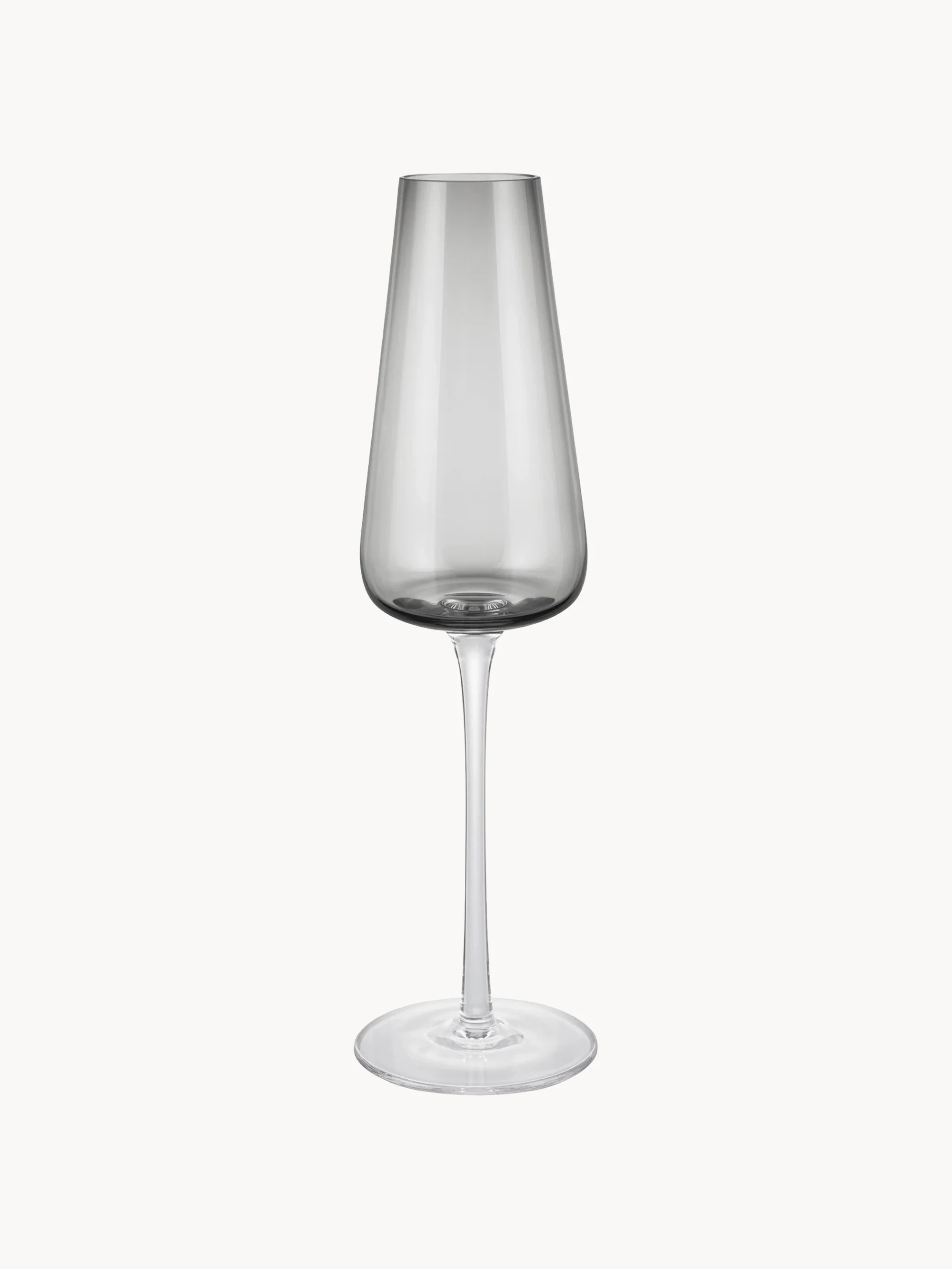 Mundgeblasene Champagnerschalen Belo, 2er-Set