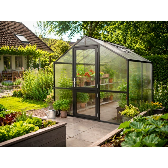 Gewächshaus »Rose«, 5,06 m², Kunststoff/Aluminium, winterfest