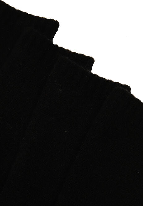 Womens 2pk Black Heavy Weight Socks