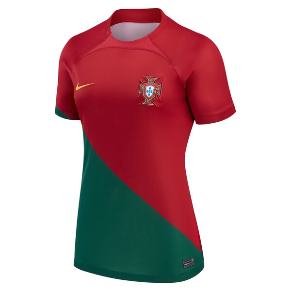 Portugal National Team Nike Women's 2022/23 Home Breathe Stadium Replica Blank Jersey - Red