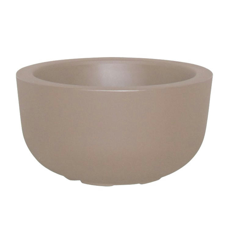 CUP - Pot à fleur en résine recyclable gris tourterelle D47cm