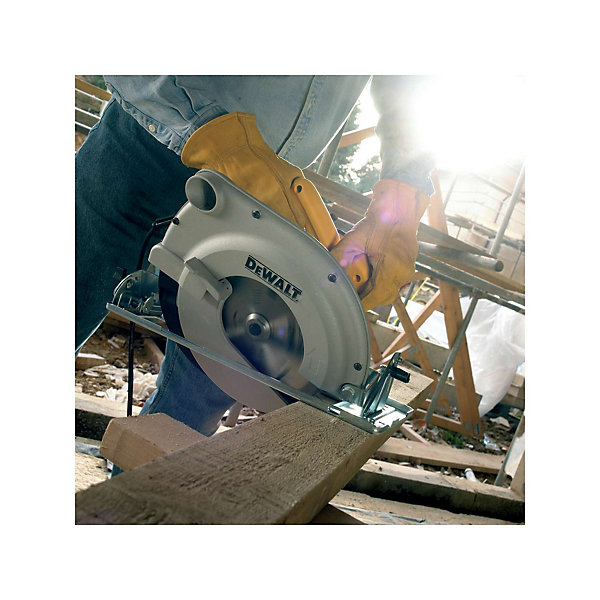 DEWALT D23700-QS Scie circulaire 1750 W 235 mm, profondeur de coupe 86 mm, vitesse 4700 tr/min