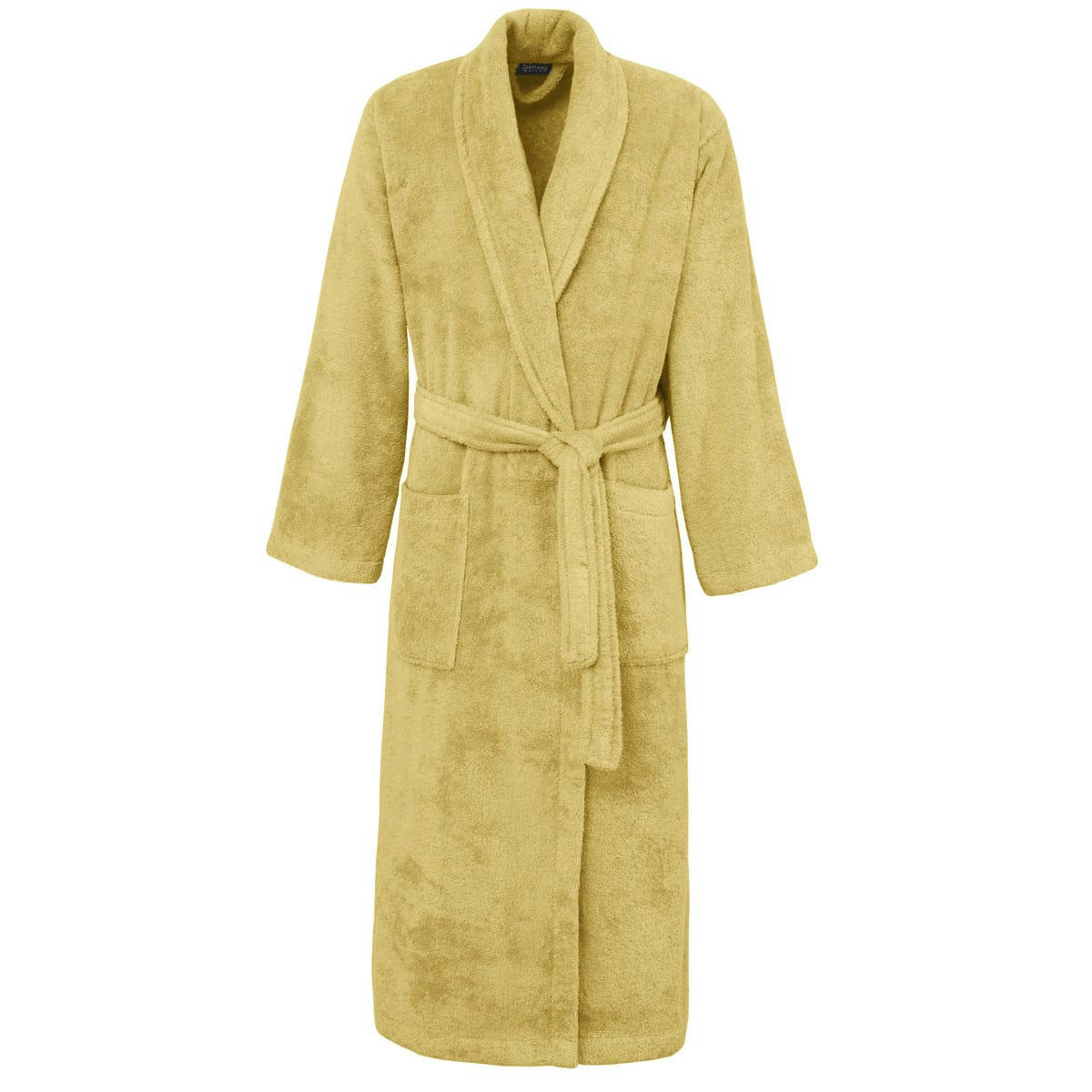 STUDIO - Peignoir mixte col châle 400 gr/m²  miel S