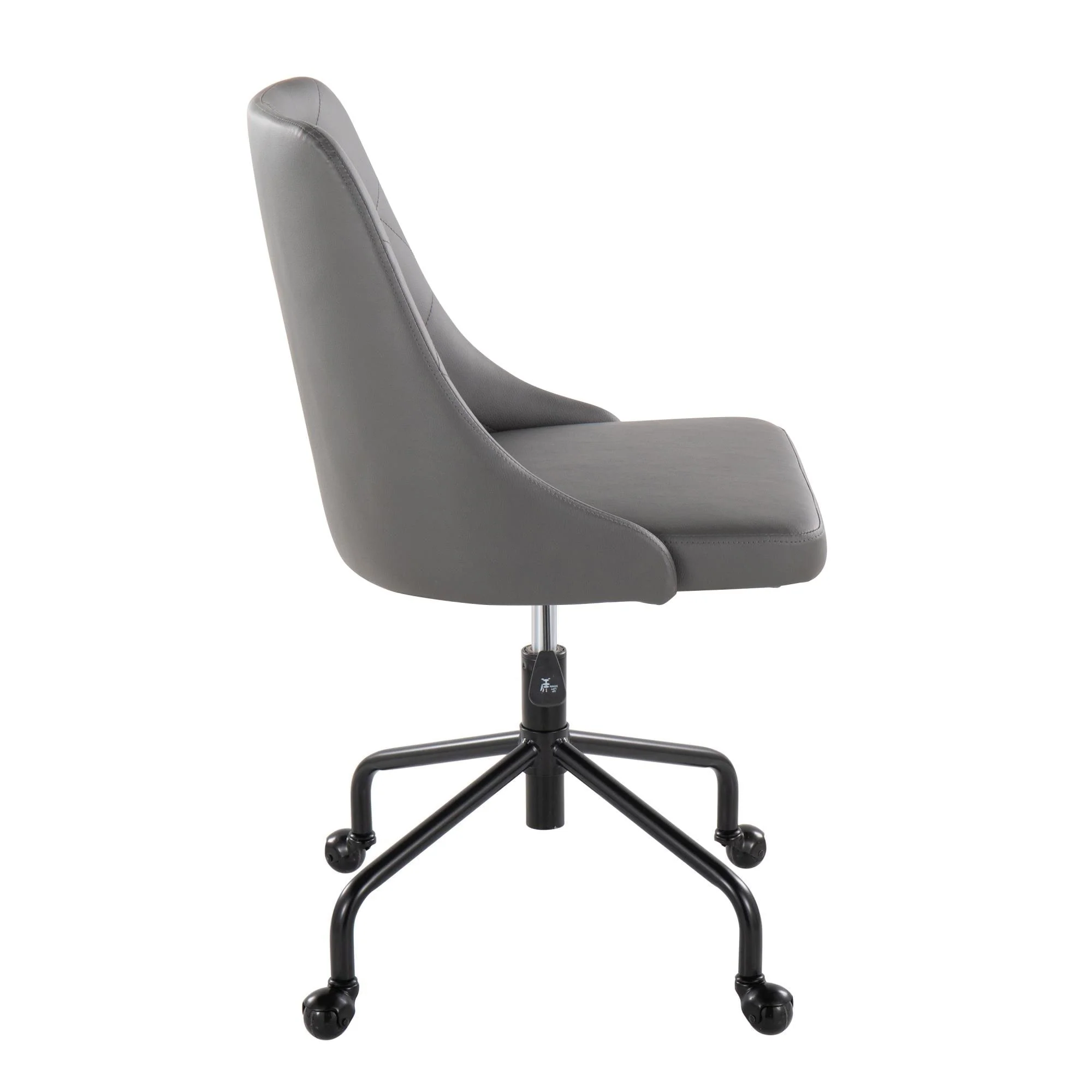 Modern Swivel Task Chair with Adjustable Height and 360-Degree Swivel, Ideal for Office and Home Use.