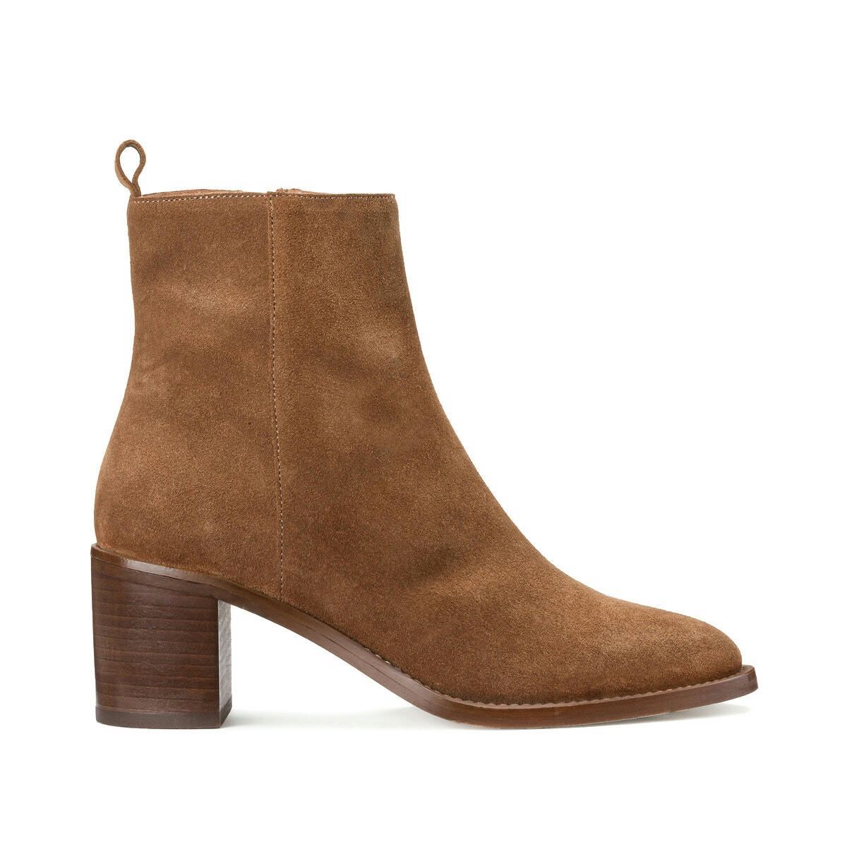 Boots à talon Signature en cuir suédé