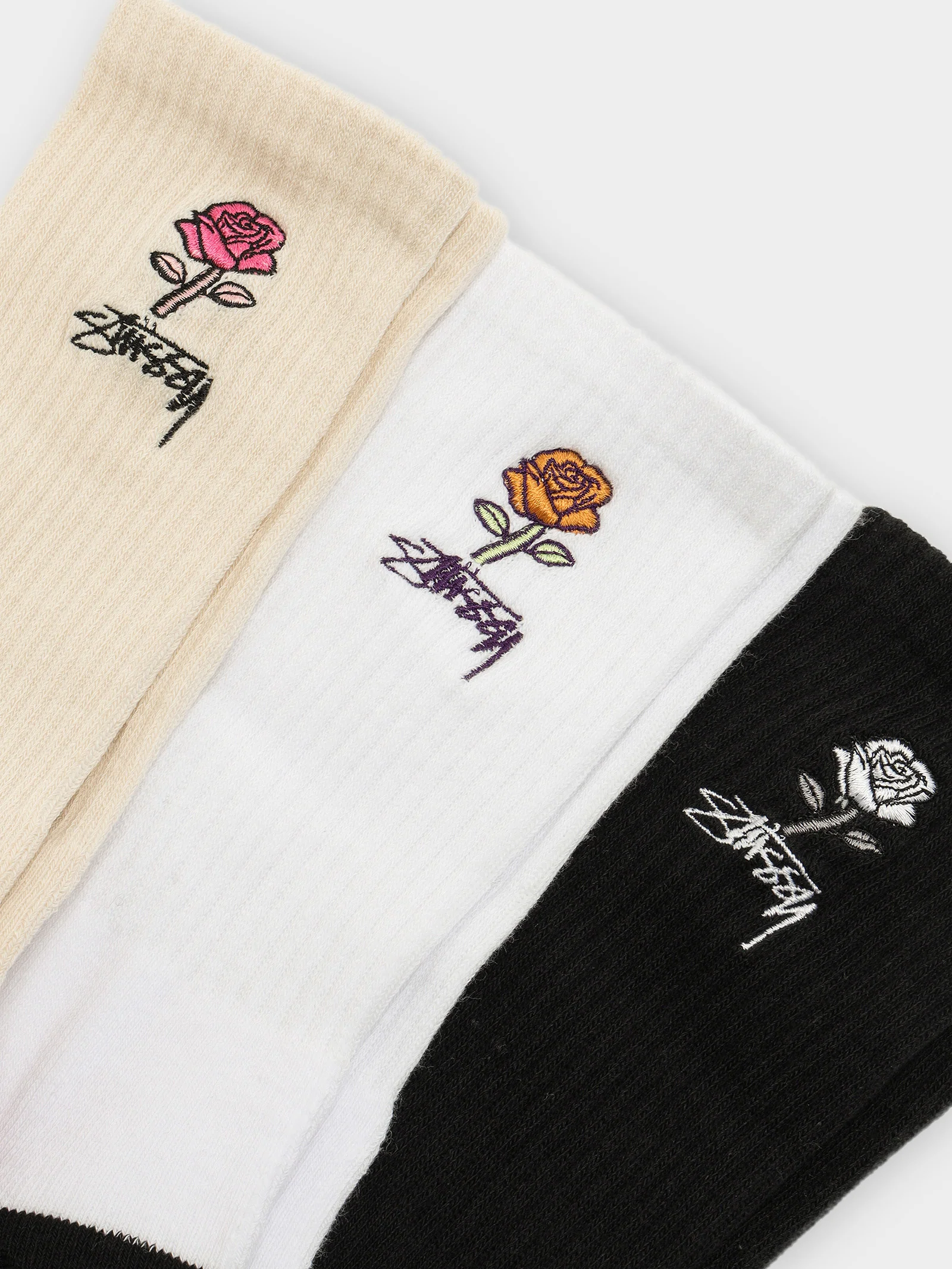 3 Pairs of 80 Rose Socks