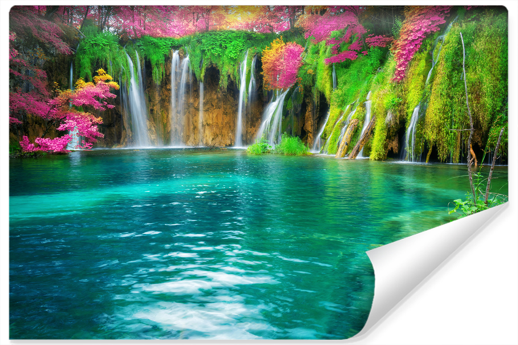 Fototapeta EGZOTYCZNY Wodospad Efekt 3D 90x60cm