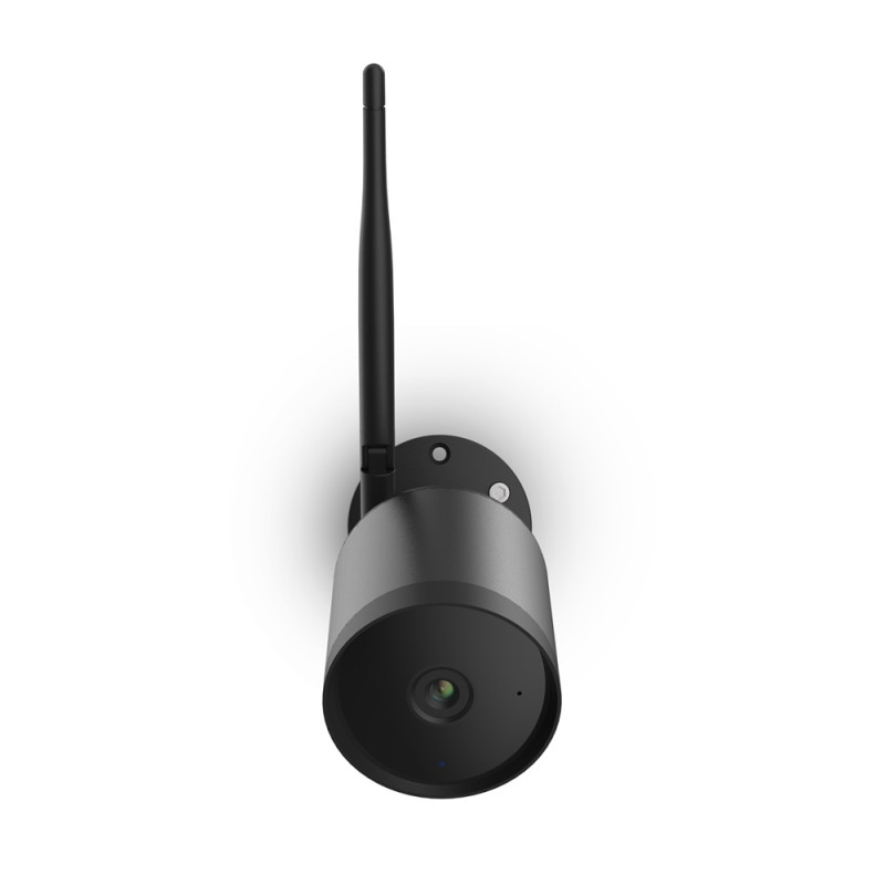 Caméra Wi-Fi extérieure noire QNECT