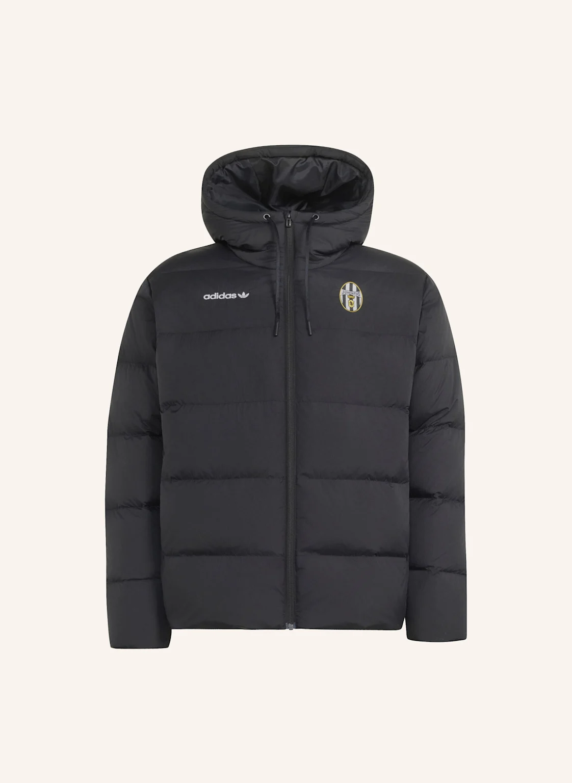 adidas JUVENTUS TURIN CLIMAWARM 3-STREIFEN PUFFER JACKE, KAPUZE