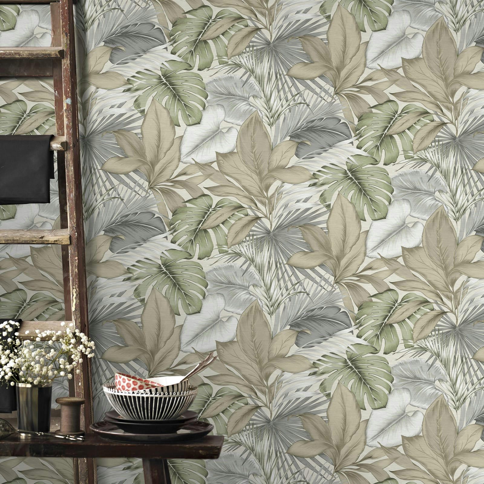 - papier peint indra naturel 1005x52cm