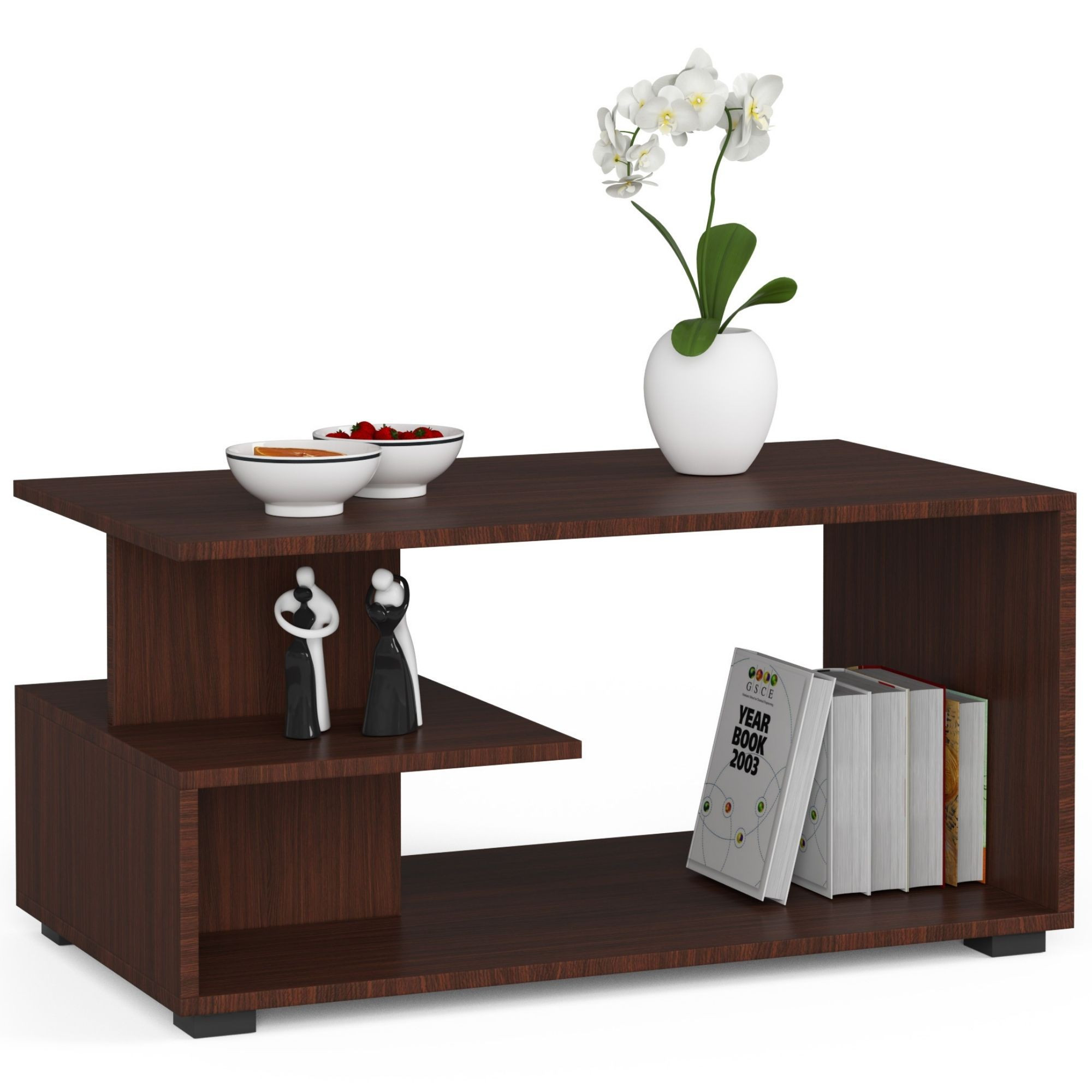 Stolik kawowy AKORD PIN Wenge 90 cm Wenge mat 90x51x45 cm