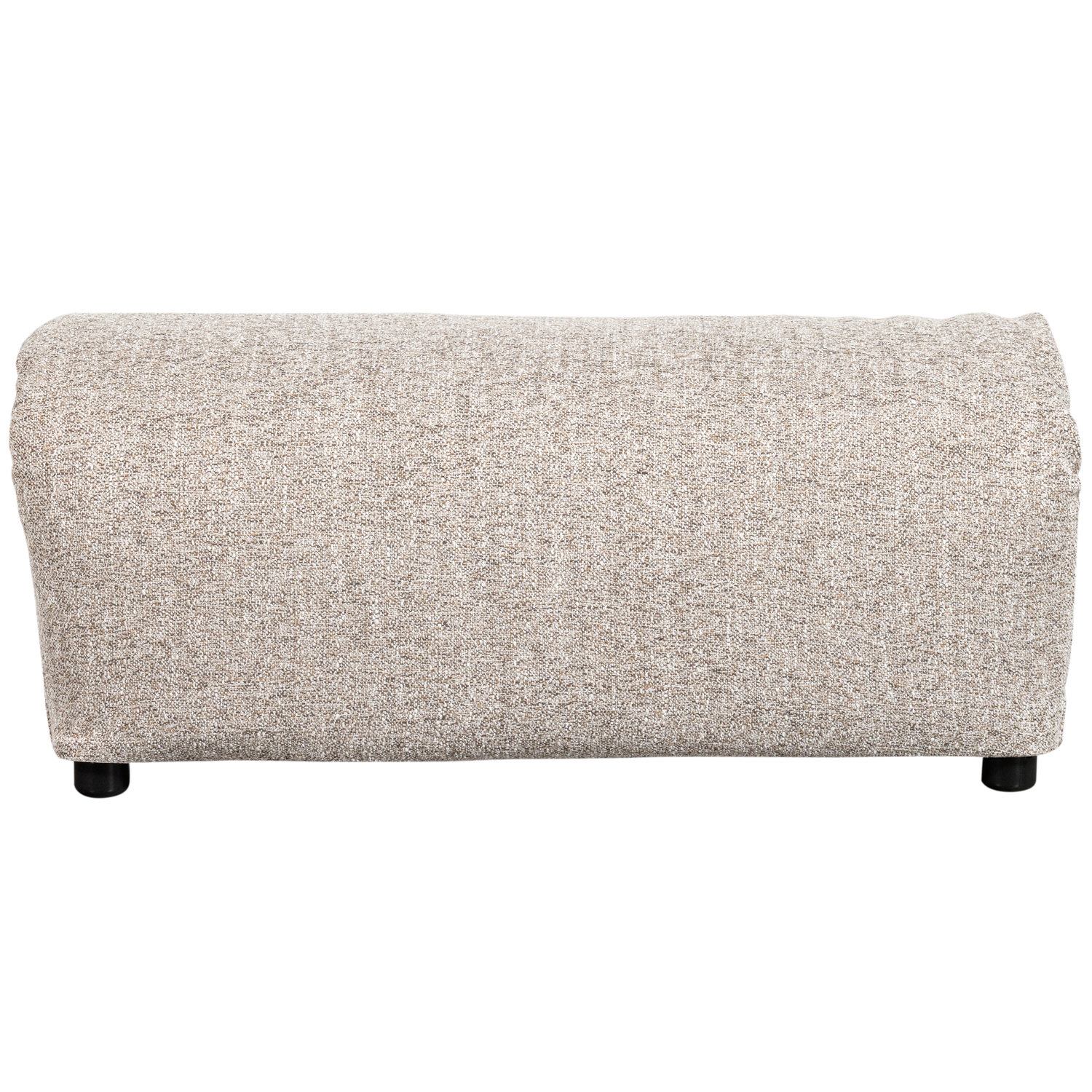 WOOOD hocker Baggy - Geweven Stof - Naturel Melange - 46x91x50