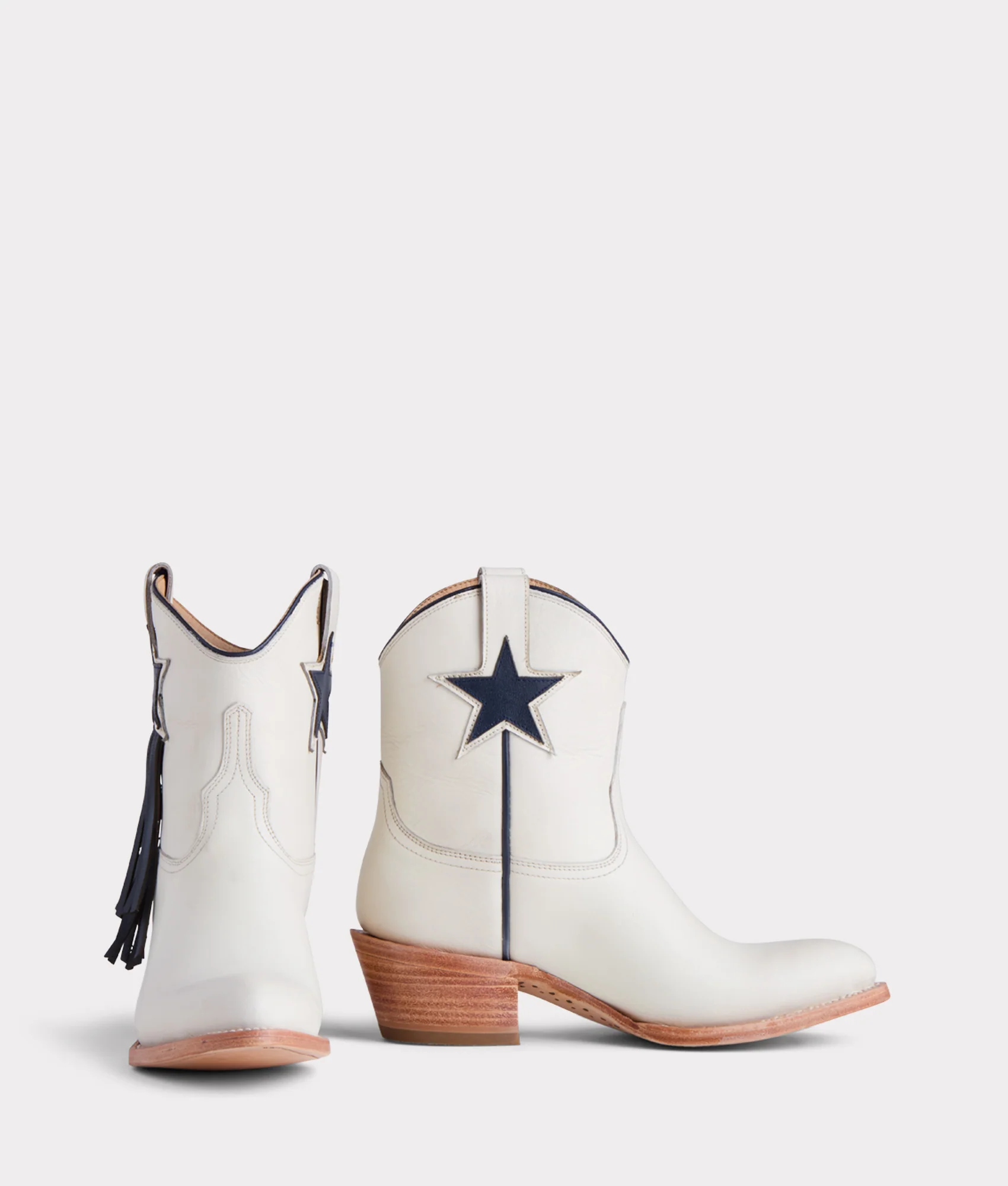 Lucchese x Dallas Cowboys Five Point - Cream