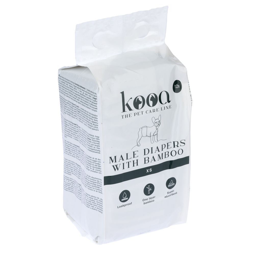 kooa Male Diapers with Bamboo