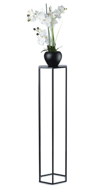Kwietnik stojak na kwiaty czarny 100 cm LOFT