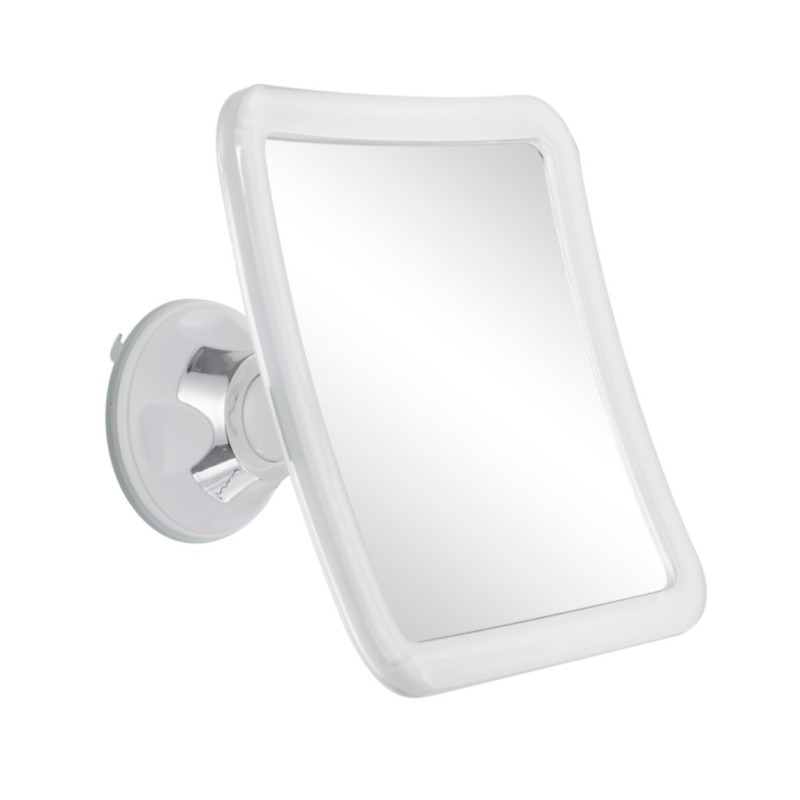 Miroir grossissant blanc 16 x 16 cm MP GLASS