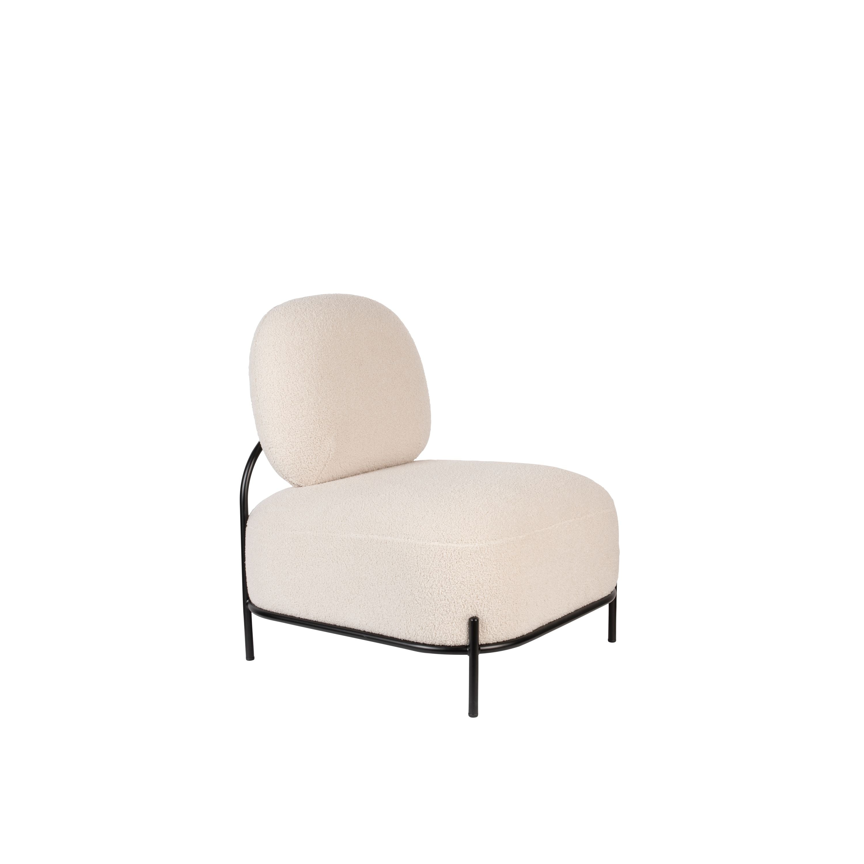 Housecraft Living Polly Fauteuil Teddy Ivoor