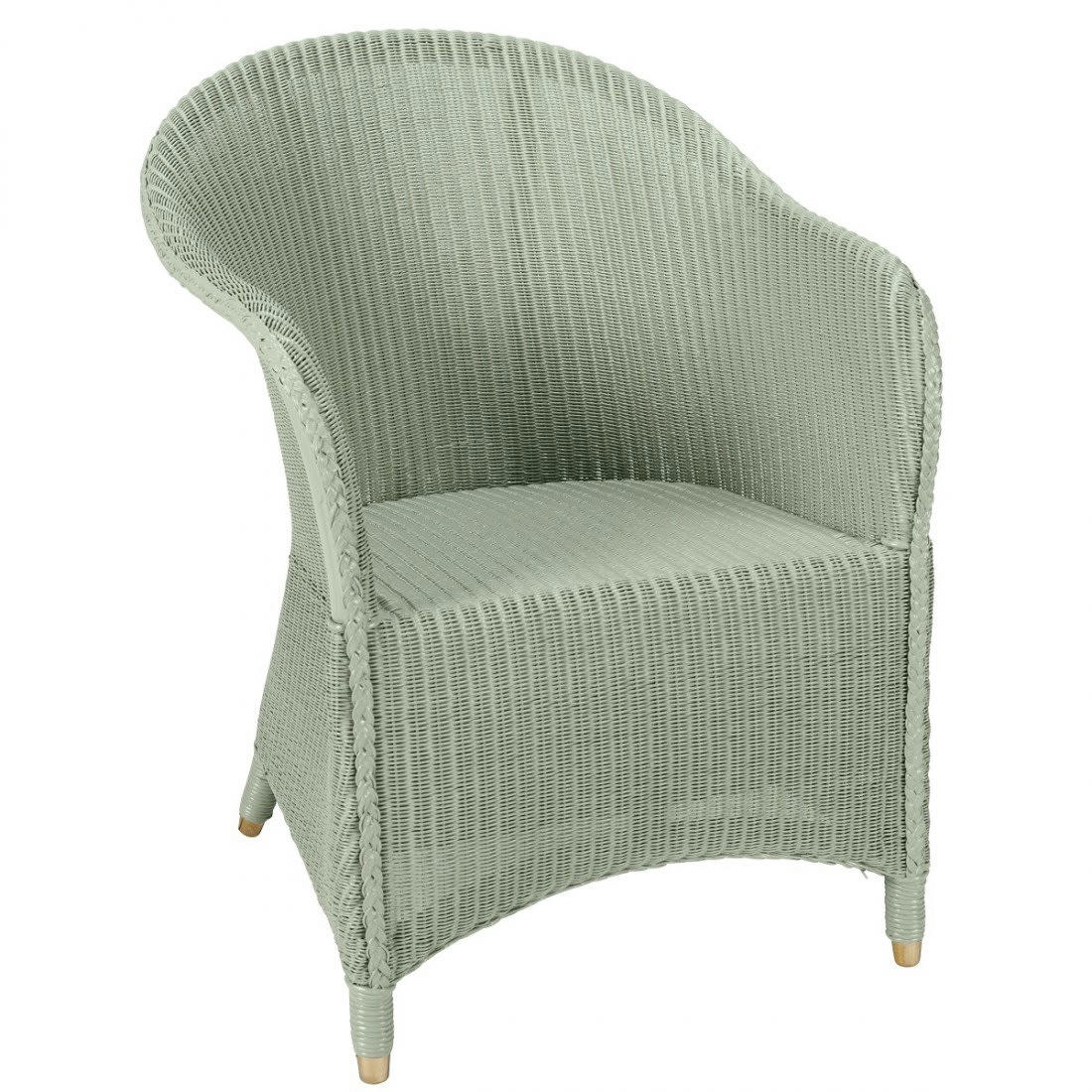 SIDONIE - Fauteuil laqué en Lloyd Loom