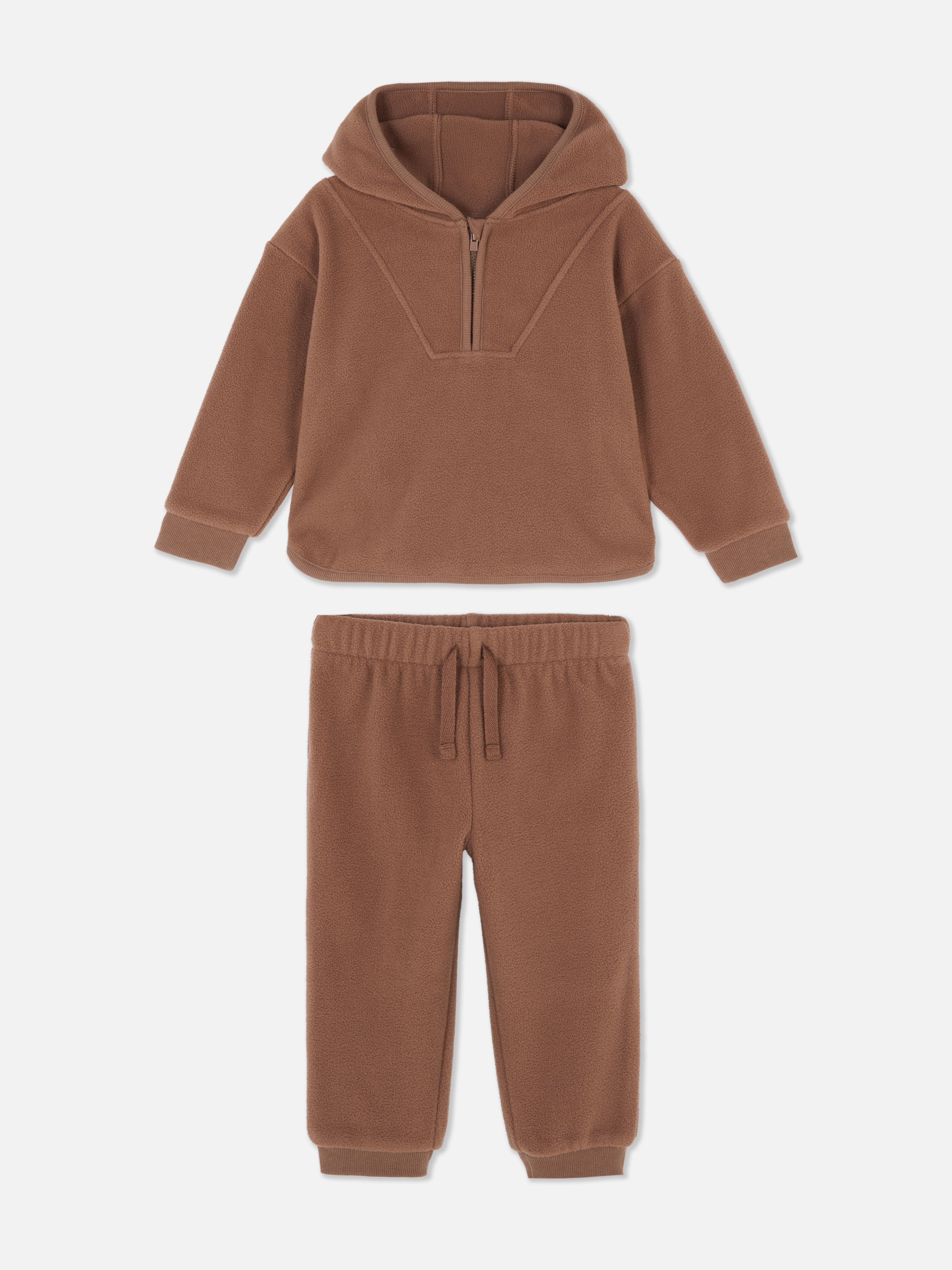 0-36mths | Fleece Hoodie and Sweatpants Set