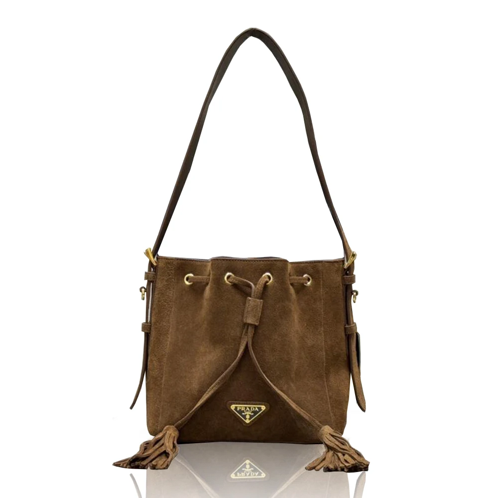 Prada Suede Bucket Bag