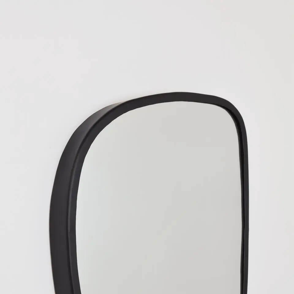 LOFT42 Spiegel Origa - Organische vorm - Metaal - Zwart - 60x40