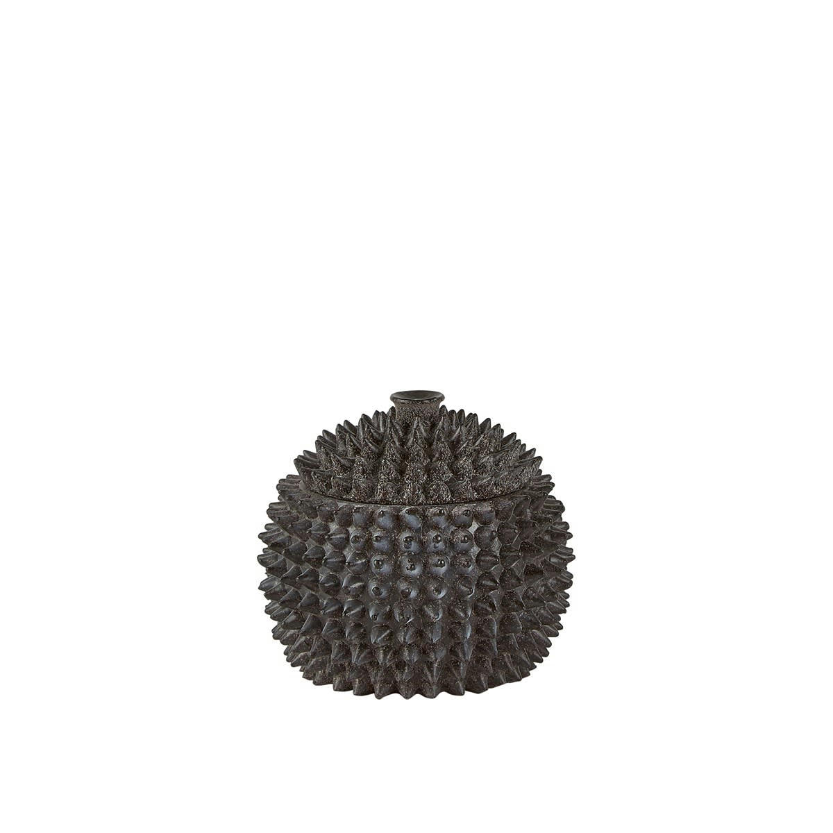 LIVING - Objet décoratif en résine grise