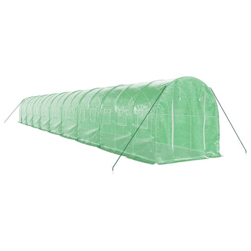 NNEVL Greenhouse with Steel Frame Green 36 m&sup2; 18x2x2 m