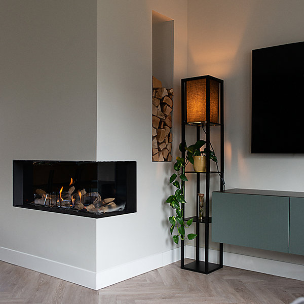 Lampadaire moderne noir - Stojan
