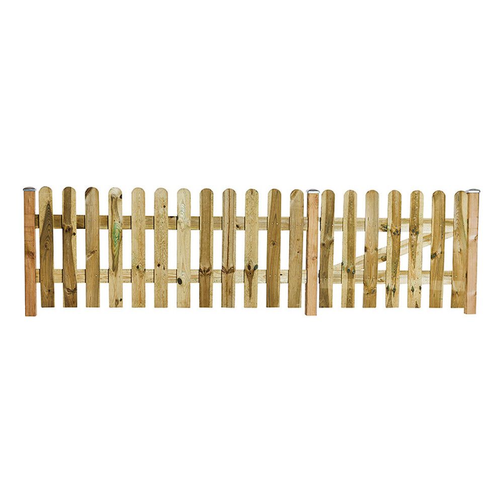 GJERDE NORDIC FENCE FYN 180X80CM TRYKKIMPREGNERT