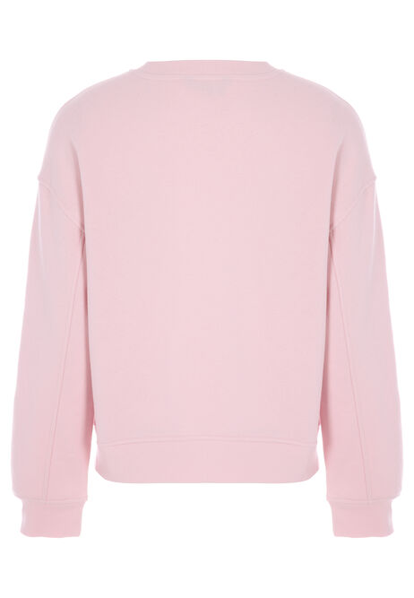 Womens Pink Cotton Rich Sweatshirt