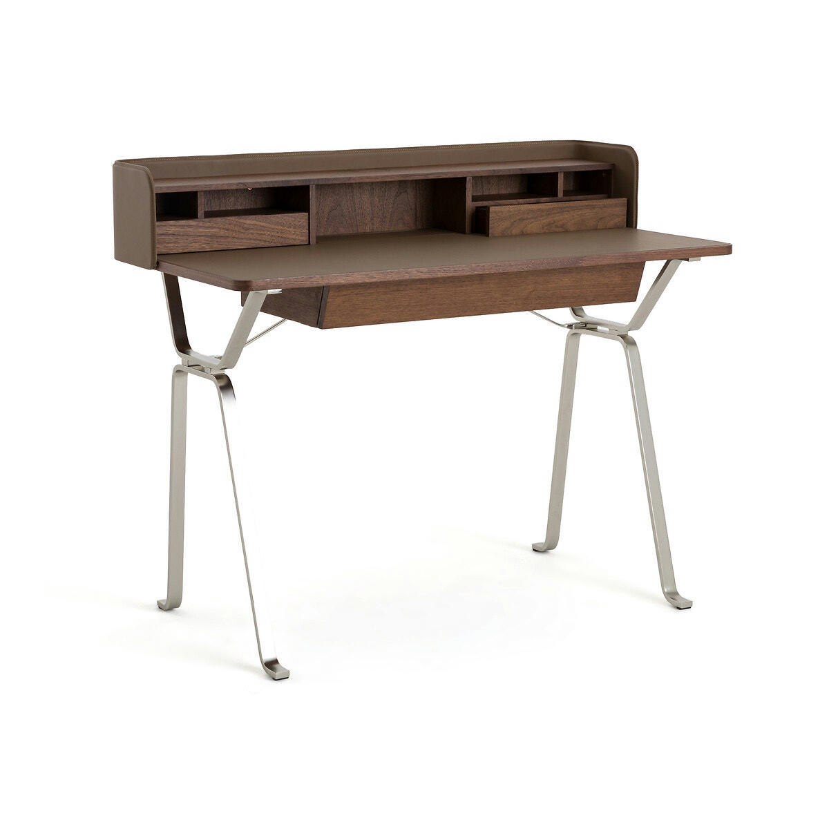 Bureau secrétaire plaqué noyer, Nelsen