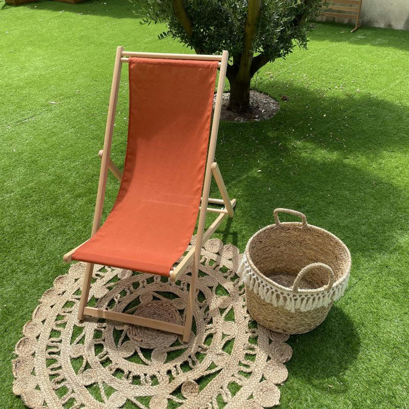 GORRIA - Chilienne amovible en bois d'hêtre fsc coloris ocre rouge