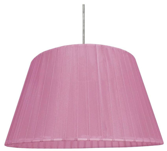 Lampa wisząca różowa TIZIANO 1xE27x60W wym: 105x37x37 cm Candellux