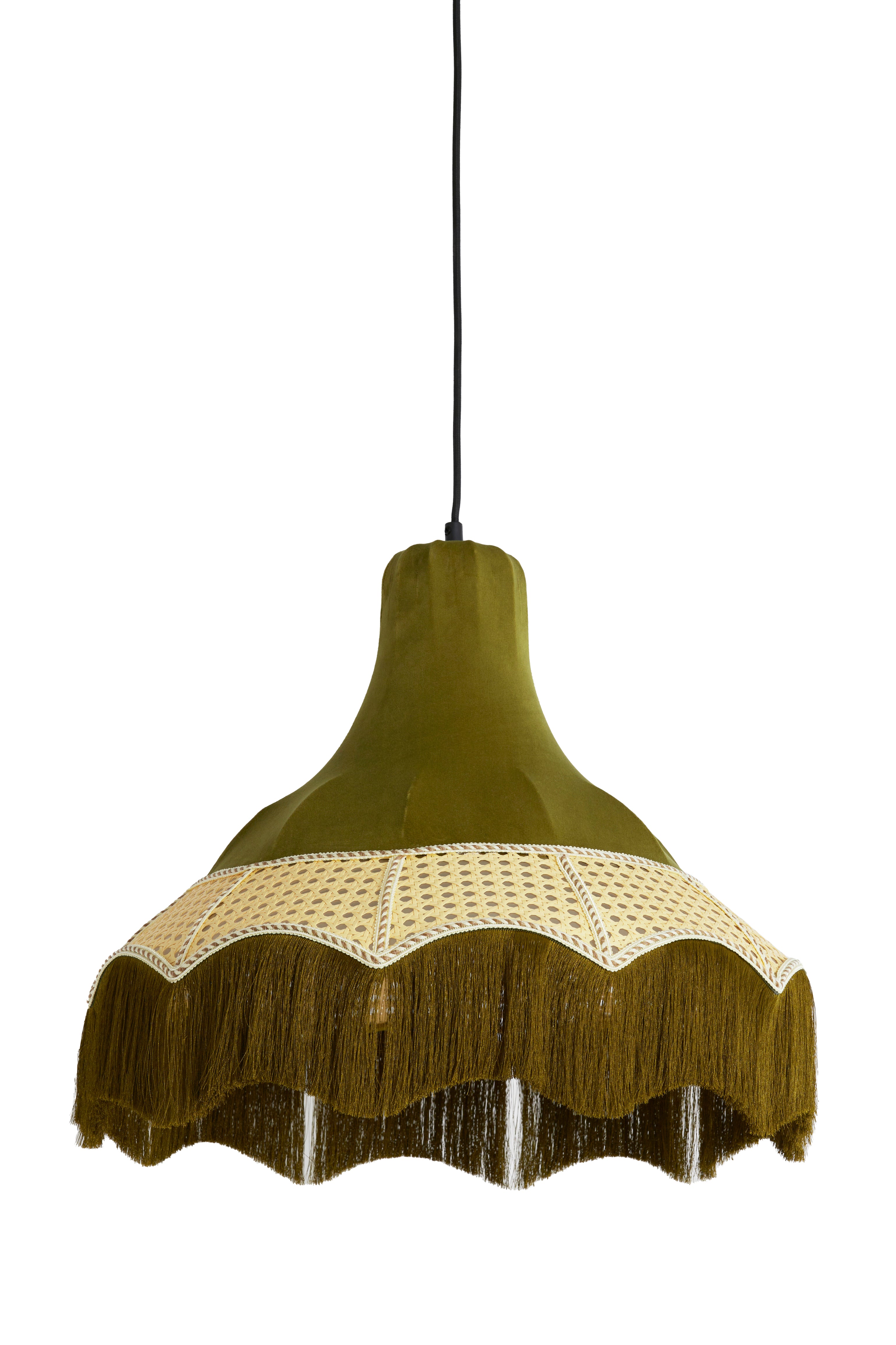 Light & Living hanglamp MIZIA - groen - Ø50x44.5cm