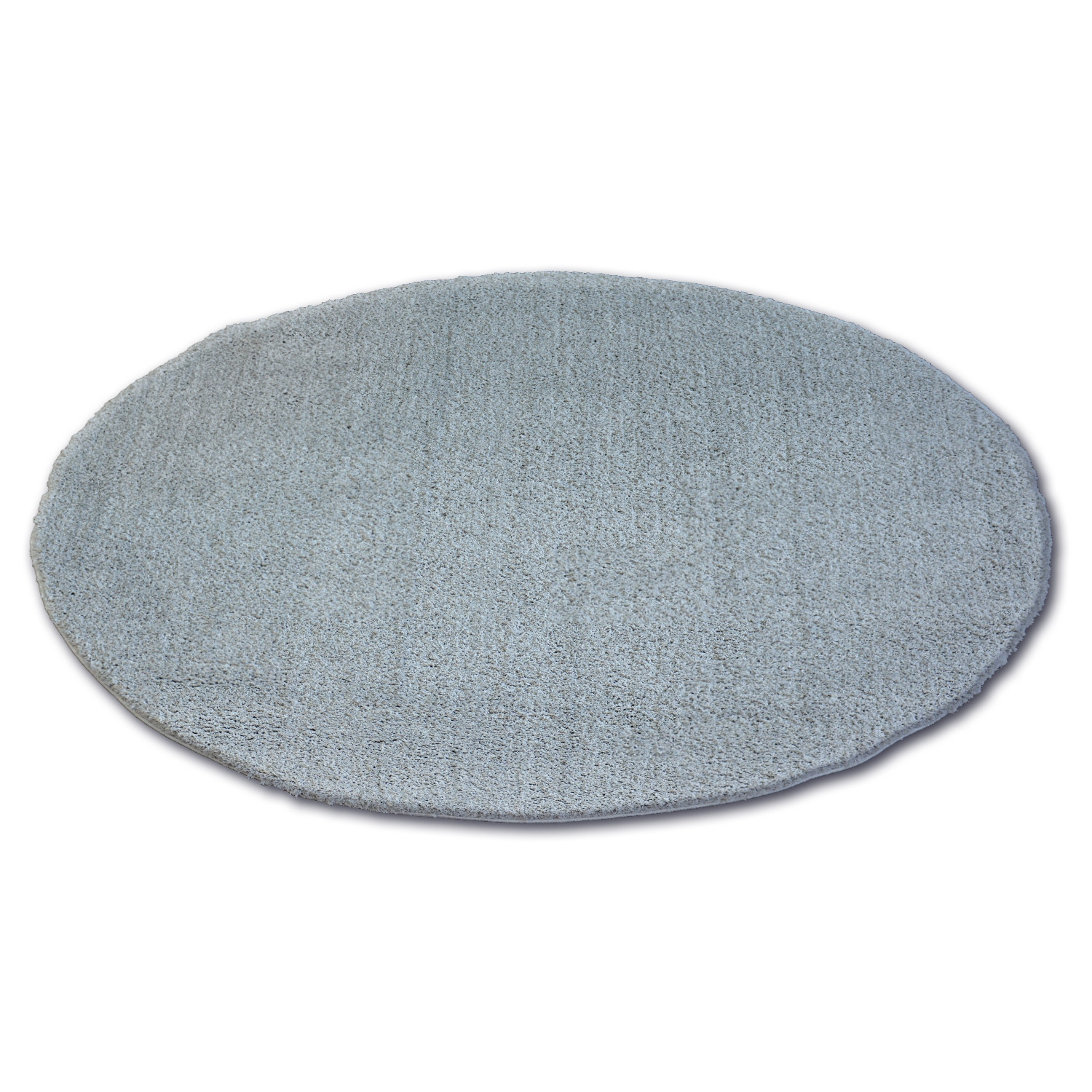 Dywan SHAGGY MICRO srebrny koło 80 cm