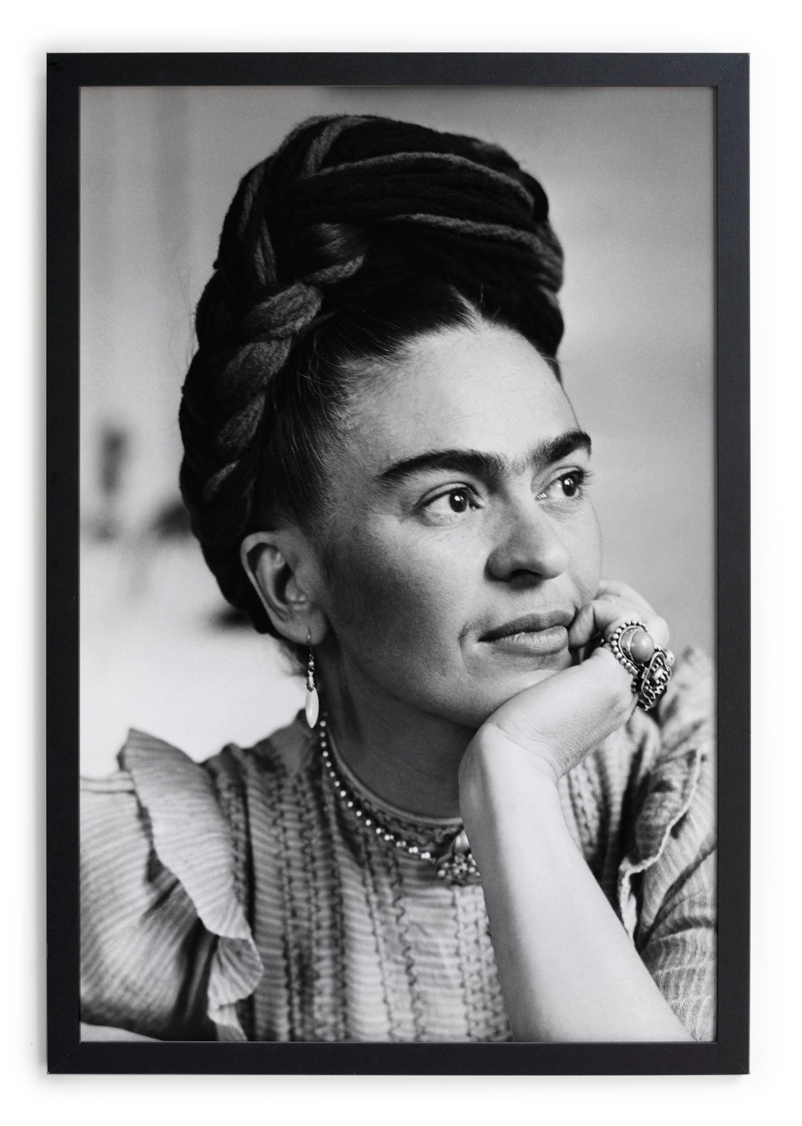 Zwarte lijst met kader 40x30 Kahlo