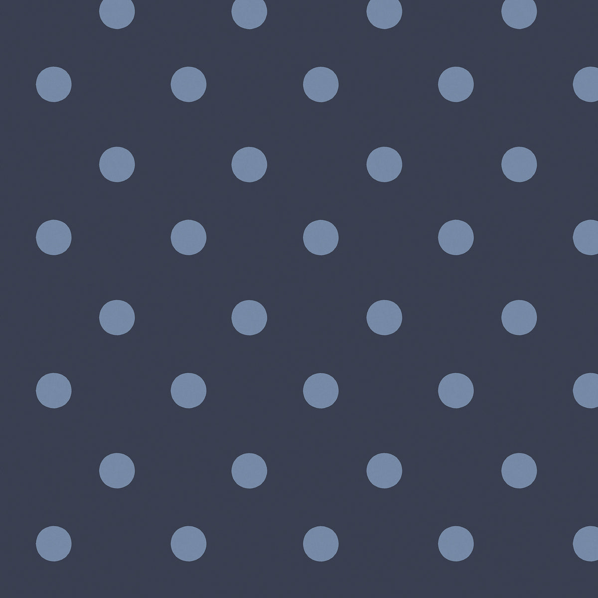 Cath Kidston Vliesbehang - Button Spot Navy