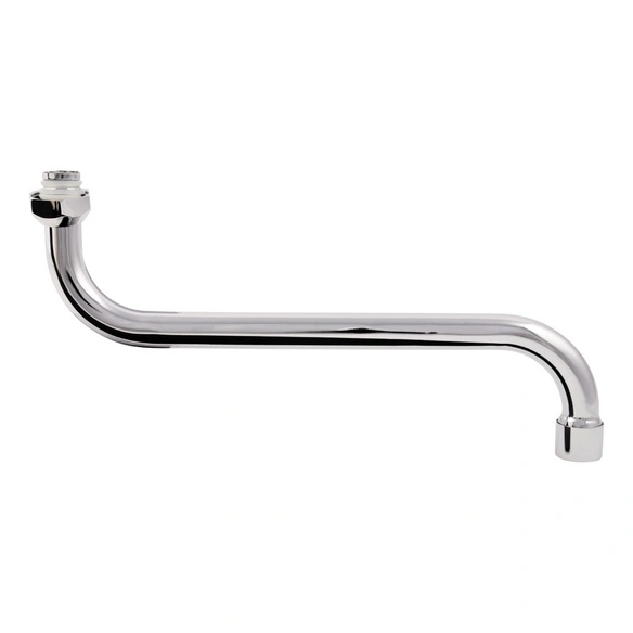 Rohrauslauf, Metall, braun, 3/4
