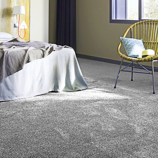 Moquette Feelings - Gris Ecume- Rouleau de 5m x 12m