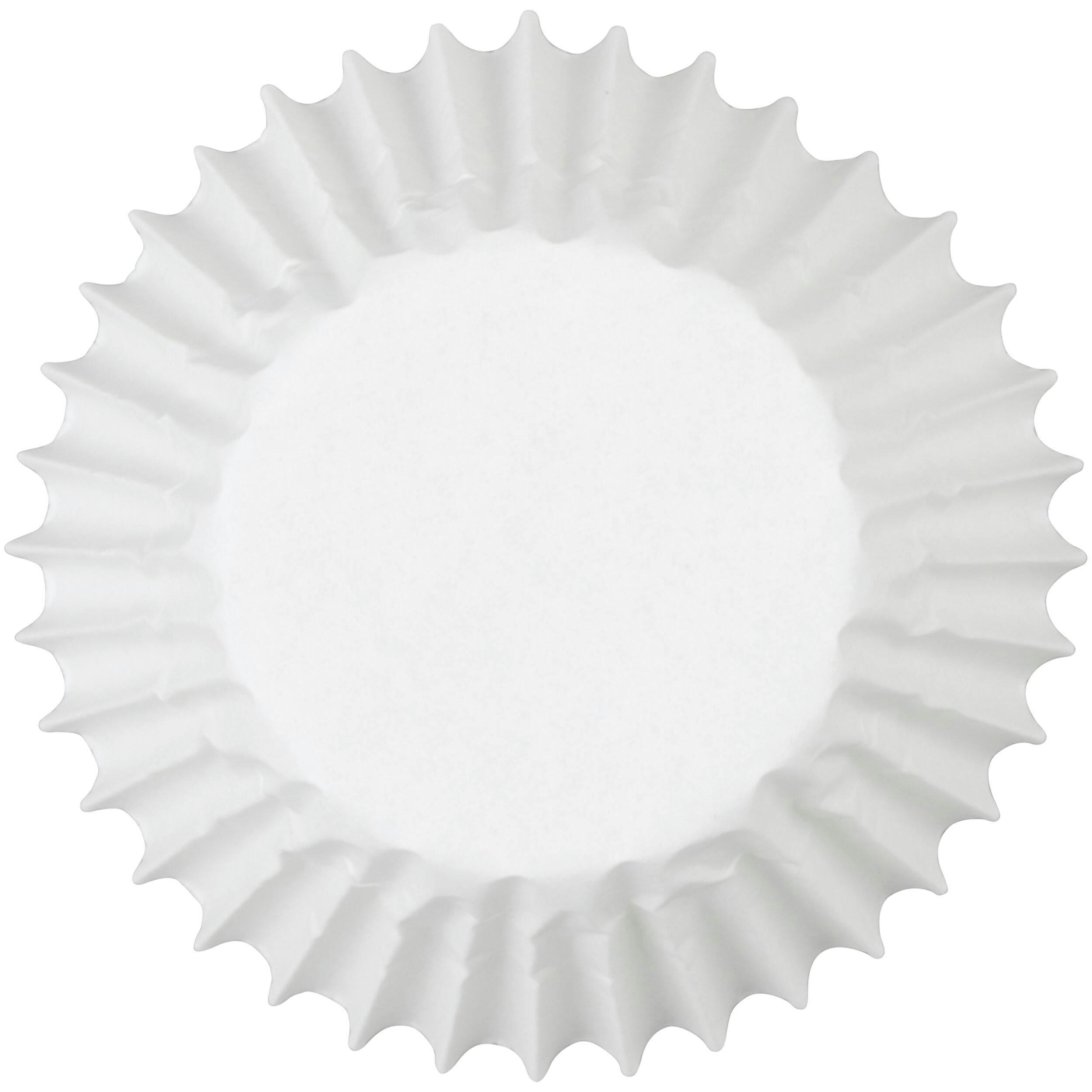 Wilton Mini Paper Baking Cups, White, 100-pk