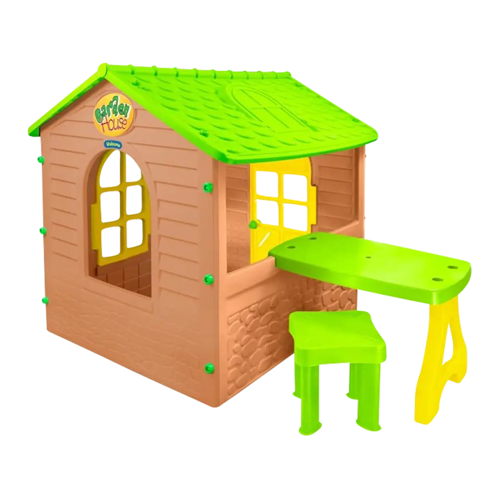 Spielhaus Mit Tisch
