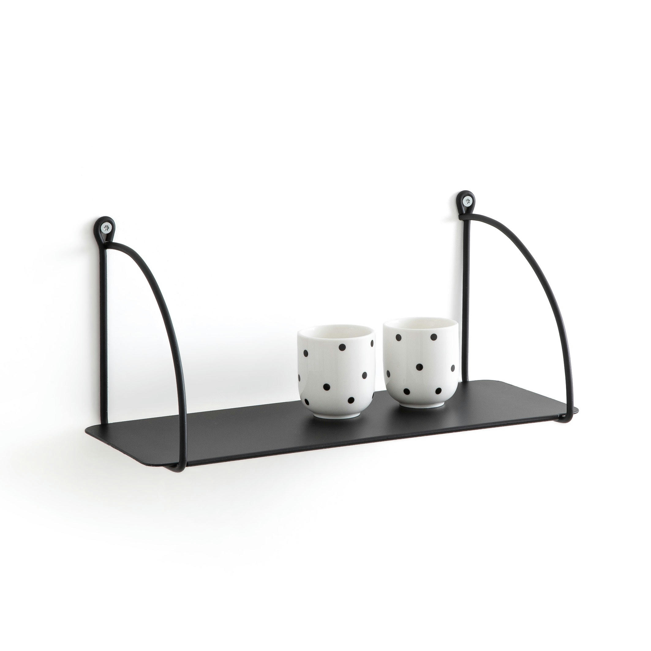 Etagère murale en métal acier L40 cm, Hiba