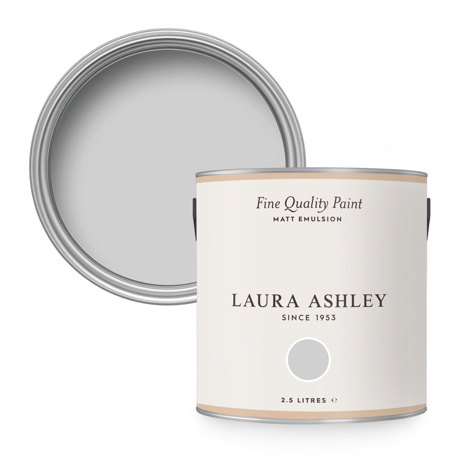 Laura Ashley Muurverf Mat Dark Sugared Grey 2,5 liter