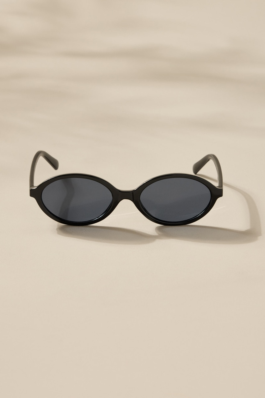 Alanna Slim Oval Sunglasses