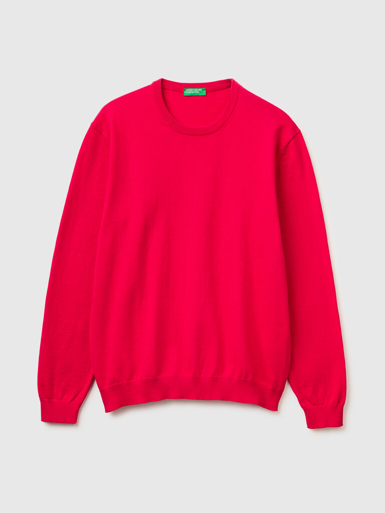 100% cotton crew neck top