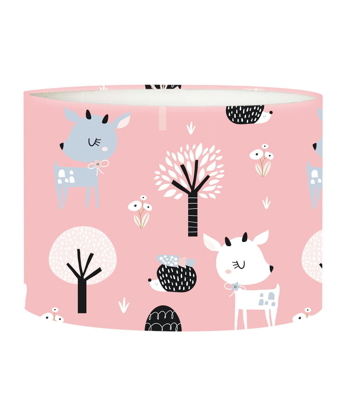 ENFANT - Abat-jour chevet enfant Rennes Rose doux D: 25 x H: 20