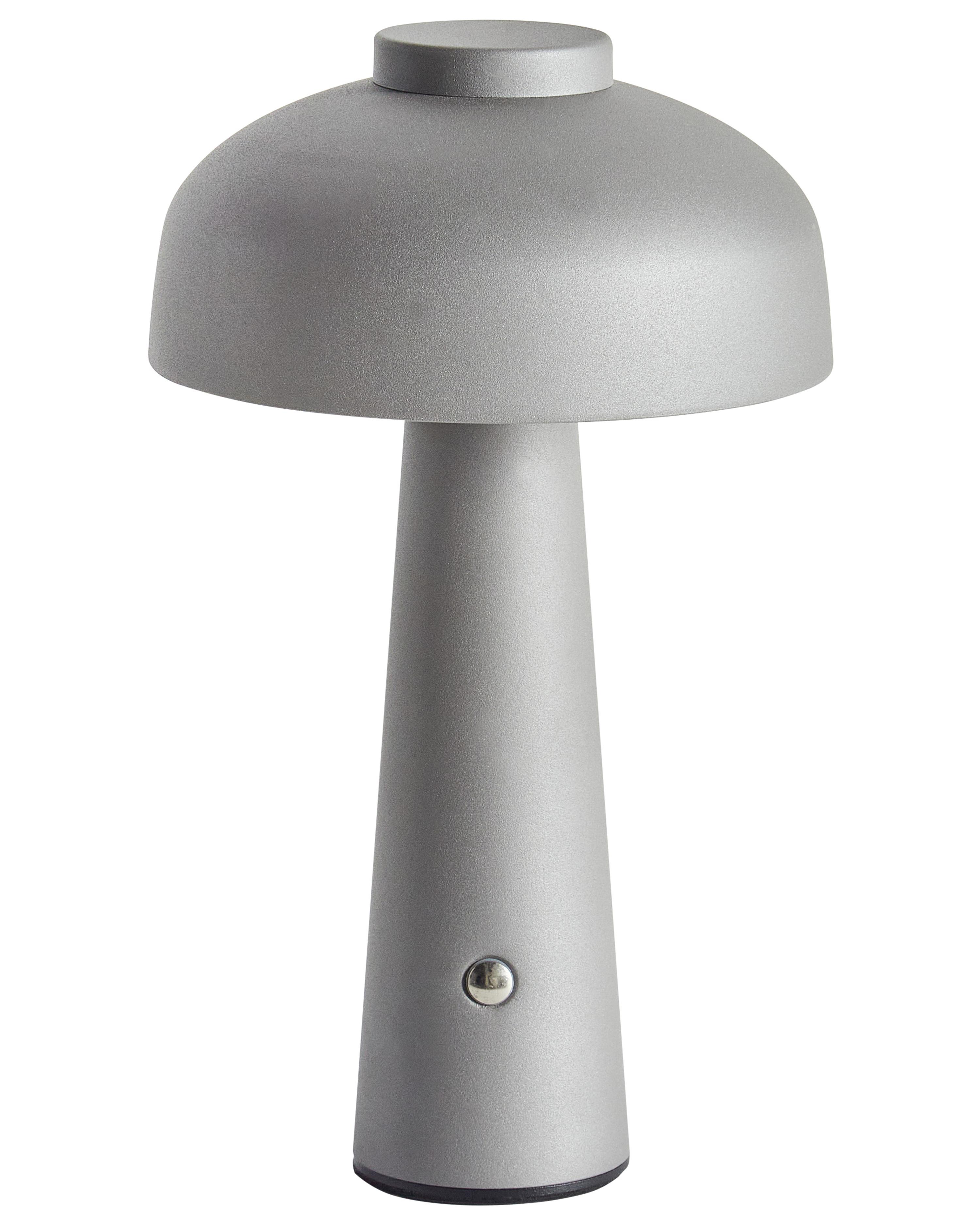 Wireless LED Table Lamp AGUSAN with Dimmer Metal Grey
