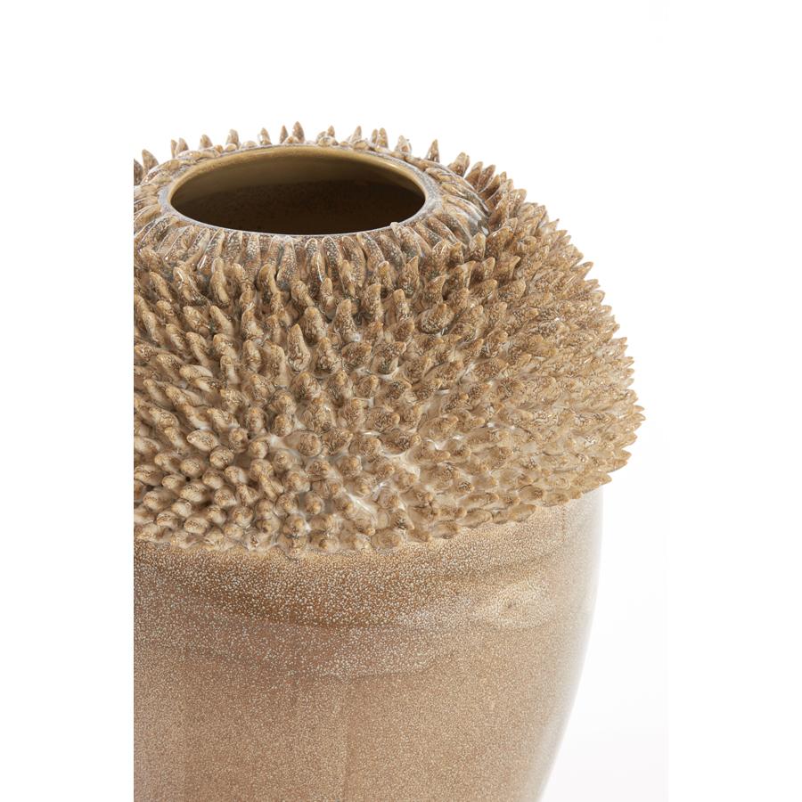 Light & Living - Sangku vaas deco 33x32x47,5 cm - keramiek taupe