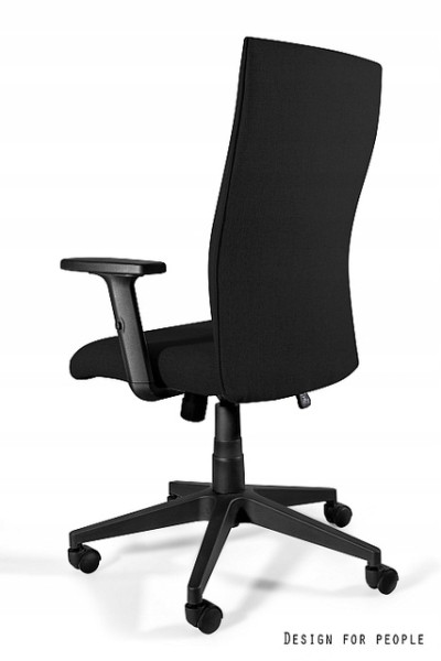 Fotel biurowy BLACK ON BLACK PLUS czarny/tkanina